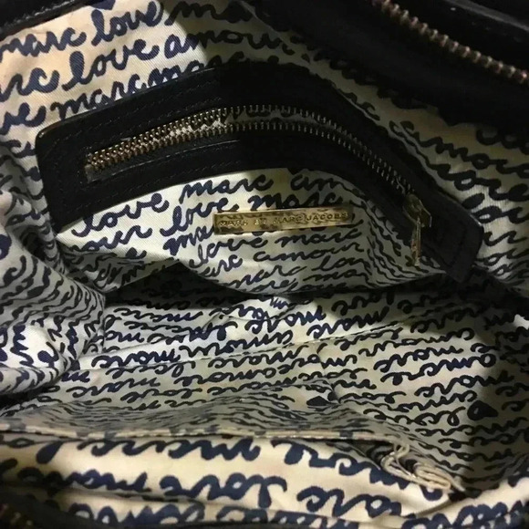 Marc by Marc Jacobs Black leather messenger/bag - Picture 6 of 8